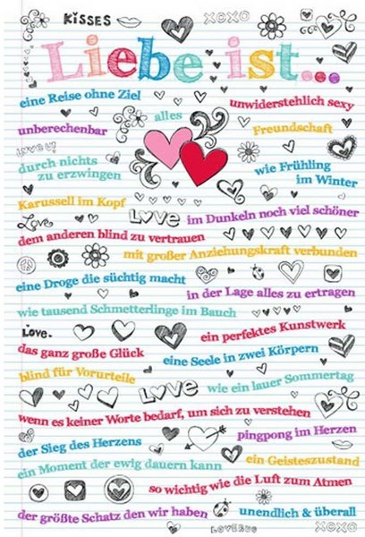 Liebe ist ... (Poster)