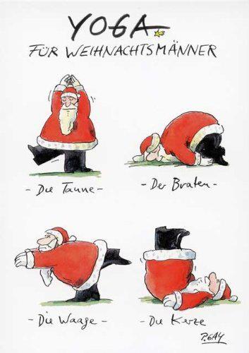 Yoga für Weihnachtsmänner