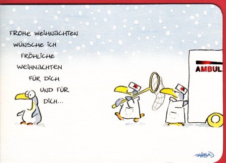 Verrückte Weihnachtskarte