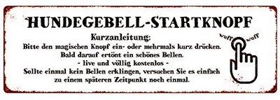 Hundegebell Startknopf - Kurzanleitung