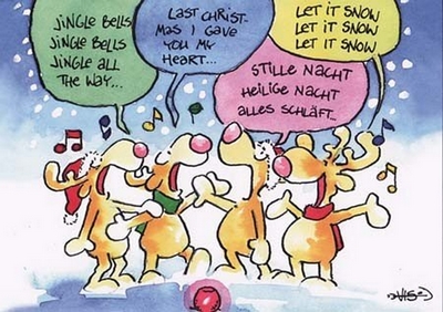 Jingle Bells... lustige Weihnachtskarte