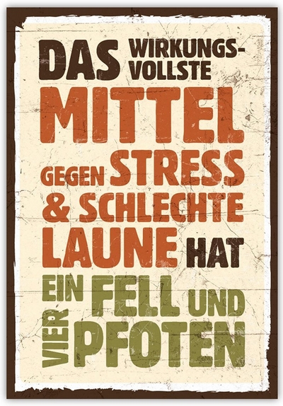 Das Wirkungsvollste Mittel Gegen Stress Schlechte Laune Hat Ein Fell Und Vier Pfoten Spruechetante De