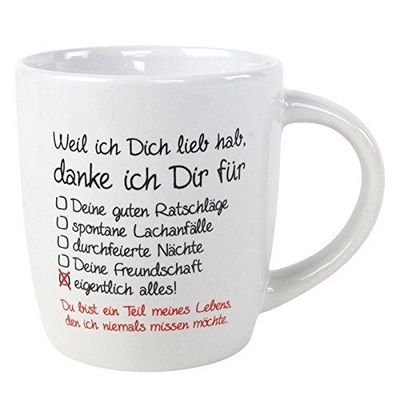 Weil ich dich lieb hab, danke ich Dir