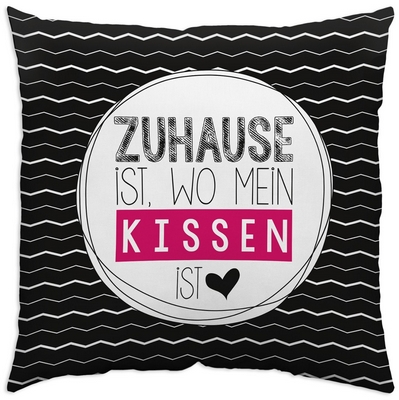 Zuhause ist, wo mein Kissen ist