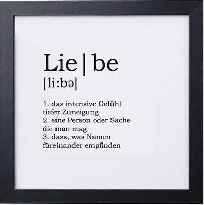 Lie be - Definition Liebe