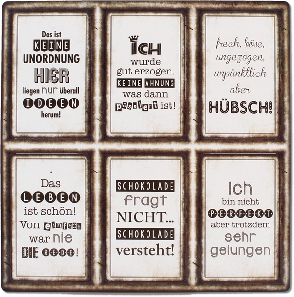 Schild Kühlschrankmagnet LEONARDO 8x6cm Magnet Metallschild 