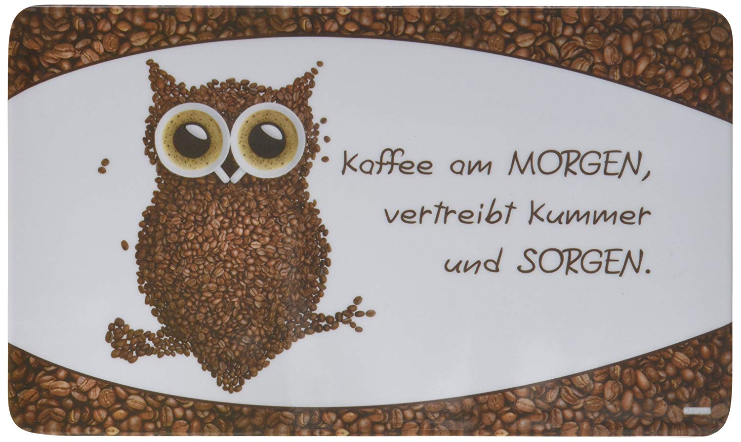 Kaffee am vertreibt Kummer und Spruchbilder, Poster