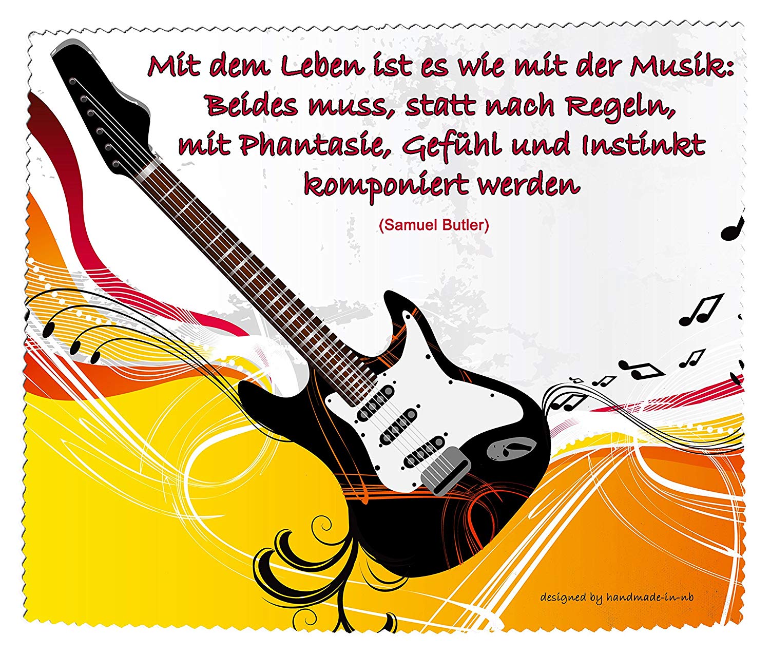 Mit dem Leben ist es wie mit der Musik Beides muss, statt nach Regeln