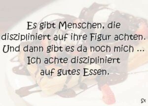 Es gibt Menschen, die diszipliniert auf ihre Figur achten. Und dann gibt es da noch mich. Ich achte #diszipliniert auf gutes Essen.