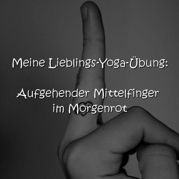 Mittelfinger Poesie